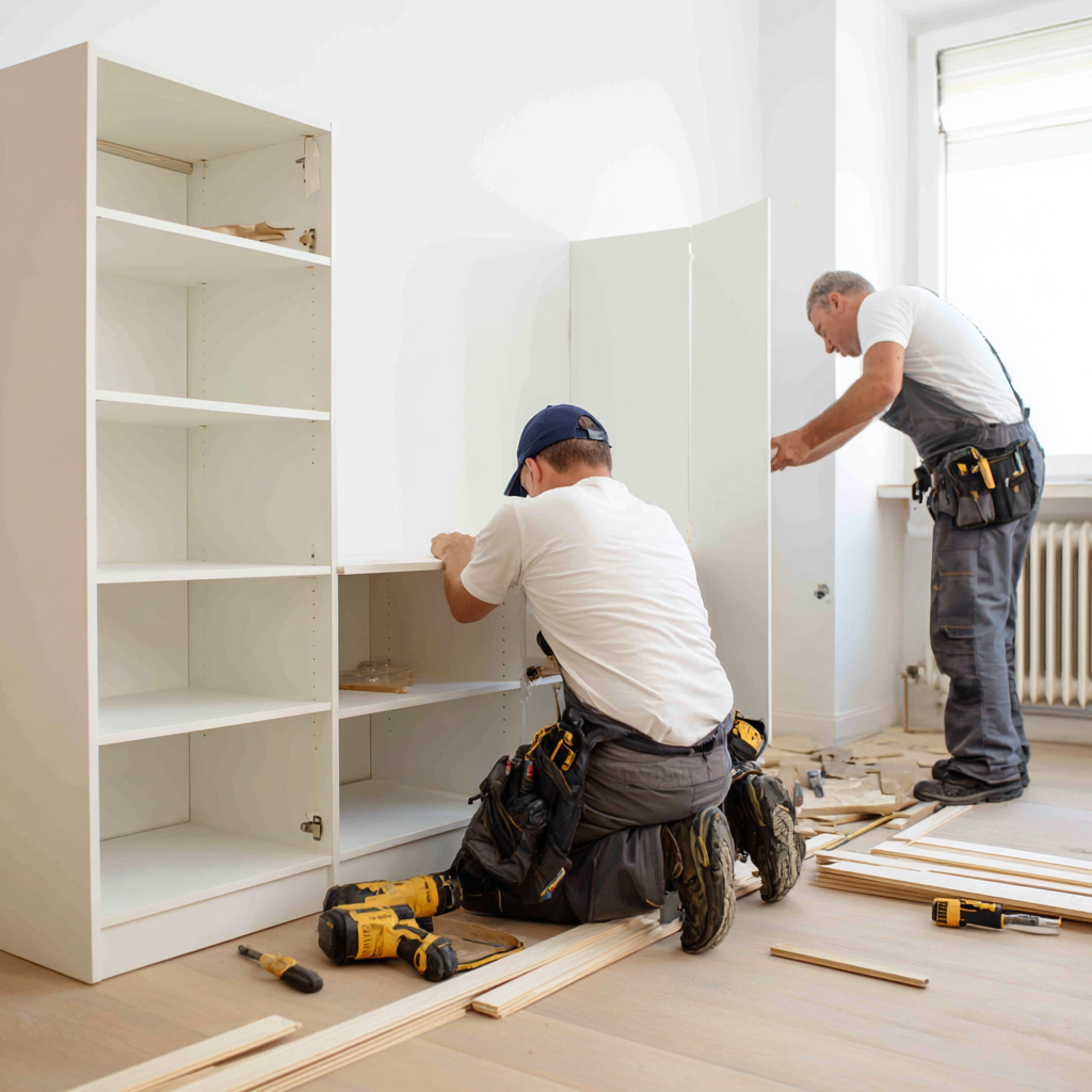 furniture assembly specialists working in a Romford property